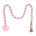 thumbnail image 1 of Guirnaldas de cuentas de madera para el día de San Valentín con borlas para decoración del hogar, B Afortunado Sencillez, 1 of 5