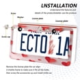 thumbnail image 3 of Aluminum License Plate Frame 2 Pack Car Exterior Accessory Car Tag Holder for Front Rear Plates Cars Decor Red Paper Hearts, 3 of 7