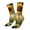 White, variant on Artistic Oil Painting Sunflower Pattern Sport Socks for Women and Men Crew Socks Sporty Calf Socks Casual Socks