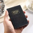thumbnail image 1 of Miangastore A7 Size 2026 Mini Daily Planner Compact Pocket Calendar With Pu Cover English Monthly And Weekly Pocket Planner For Purse, 1 of 8