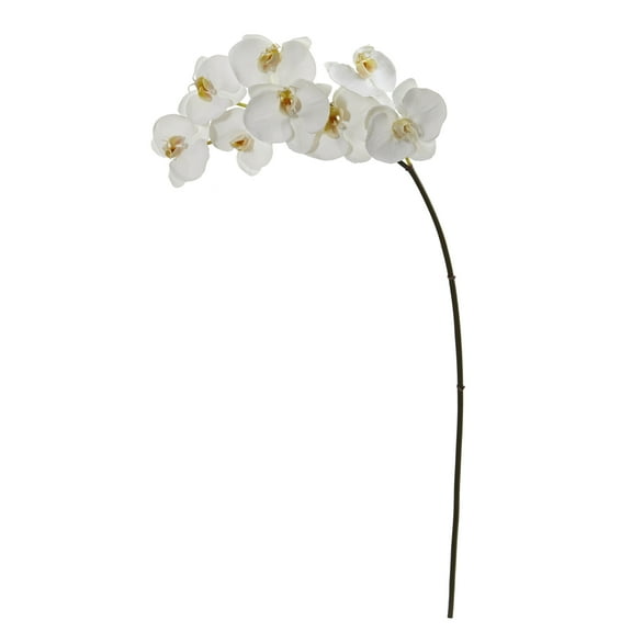 Nearly Natural 35in. Phalaenopsis Orchid Artificial Flower (Set of 6)