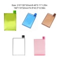 thumbnail image 3 of Wosthever Vaso de papel Rectángulo Leche Café Jugo Botella de agua Botellas planas Notebook Hervidor para ciclismo al aire libre Camping Cocina y Comedor Rosado 420ML, 3 of 6