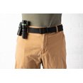 thumbnail image 2 of E-Living Store Fully Adjustable Men's Military Style Canvas Web Belt with Ratchet Buckle, Black, 56", Black, 2 of 8