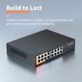 thumbnail image 3 of 16 Port Gigabit Ethernet Switch Switch with EU Plug, 3 of 5