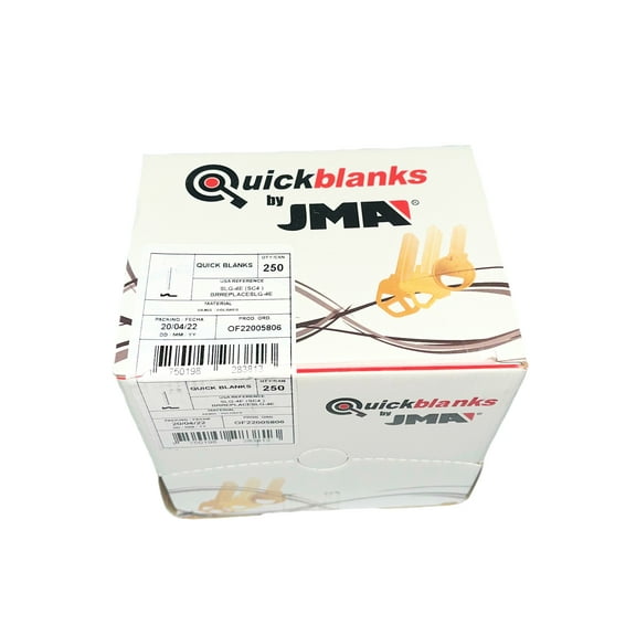 JMA SLG-4E-250 Key blank Replacement for Schlage SC4 250pk