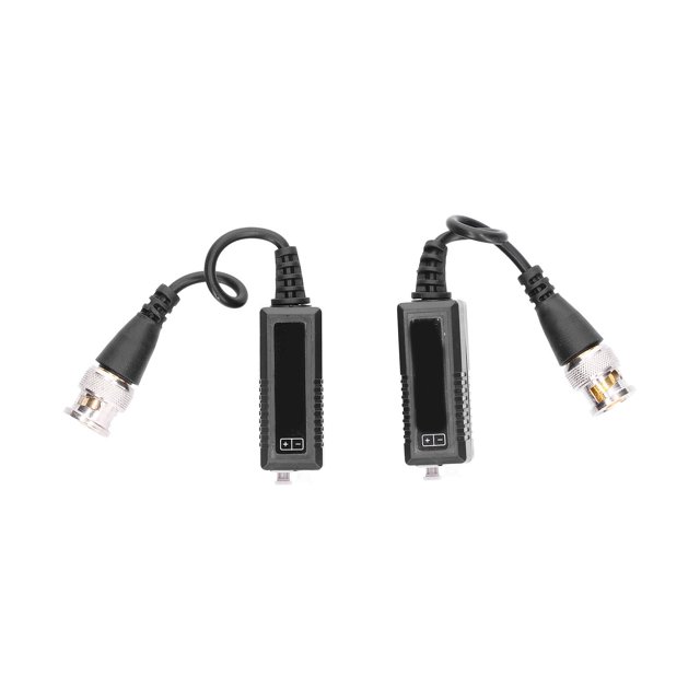 Transmisor pasivo de par trenzado simple, 2 transmisores de par trenzado BN Cto Cable de red BNC Par trenzado Estándares líderes en la industria