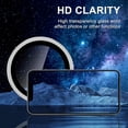 thumbnail image 4 of for iPhone 16e Tempered Glass Camera Lens Protector, Luxury Slim Fit Anti-Scrach Anti-Fingerprint Anti-drop Dust-proof Lens Film for iPhone 16e, Silver, 4 of 5