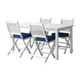 thumbnail image 1 of CorLiving Miramar Hardwood Outdoor Dining Set, 5pc, 1 of 9