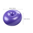 thumbnail image 2 of UPGRATOR Burst Proof Exercise Ball Yoga Equipment Purple for Advanced Users 1Pack, 2 of 6