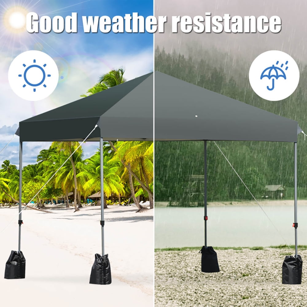 Aimee Lii 8' x 8' Outdoor Pop up Canopy Tent with Roller Bag, Gazebo Tent for Party Wedding BBQ Events, Gray Aimee Lii 8' x 8' Outdoor Pop up Canopy Tent with Roller Bag, Gazebo Tent for Party Wedding BBQ Events, Gray