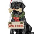 thumbnail image 4 of Estatua Perro Navideño Con Gorro Papá Noel Estatua Cachorro Jardín para Puertas, 4 of 9