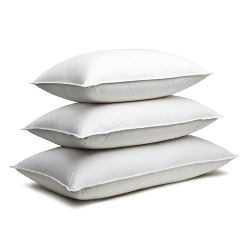 2 Pack Down Feather Pillows Down Pillow Cotton Pillow Cover For Siding Sleeping 