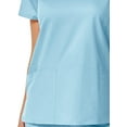 thumbnail image 2 of EON Women's COOLMAX V-Neck Mesh Panel Solid Scrub Top, 2 of 2