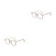 thumbnail image 1 of Jumpingount TR90 Montura de gafas Anti-Blue Protect Lentes Gafas Cómodas Cuidado de la visión Salud Lectura Gafas decorativas Marco rosa claro 2piezas, 1 of 6