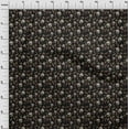 thumbnail image 4 of oneOone Georgette Viscose Black Fabric Owl Diy Clothing Quilting Fabric Print Fabric By Yard 42 Inch Wide-aA, 4 of 5