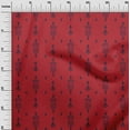 thumbnail image 2 of oneOone Polyester Lycra Fabric Arrow & Paisley Ikat Print Fabric BTY 56 Inch Wide, 2 of 4