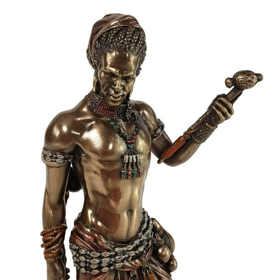 Veronese Design 8.5" Eshu The Divine Trickster God of The Yoruba Cold Cast Resin Antique Bronze Finish Statue