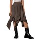 thumbnail image 1 of Falda sexy con flecos y cordones para mujer - Poliéster/spandex, tallas S-XXL, 53-57 cm de largo, perfecta para carnaval y salidas nocturnas, 1 of 4