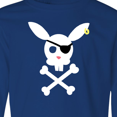 thumbnail image 4 of Inktastic Cute Easter Pirate Bunny with Eyepatch and Earring Long Sleeve Youth T-Shirt, 4 of 5