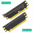 thumbnail image 2 of Tarjeta Vertical PCI-E 16X 3.0 de 90 Grados Invertida Macho una Hembra para Servidor 2U (DireccióN de InstalacióN Hacia la CPU), 2 of 5