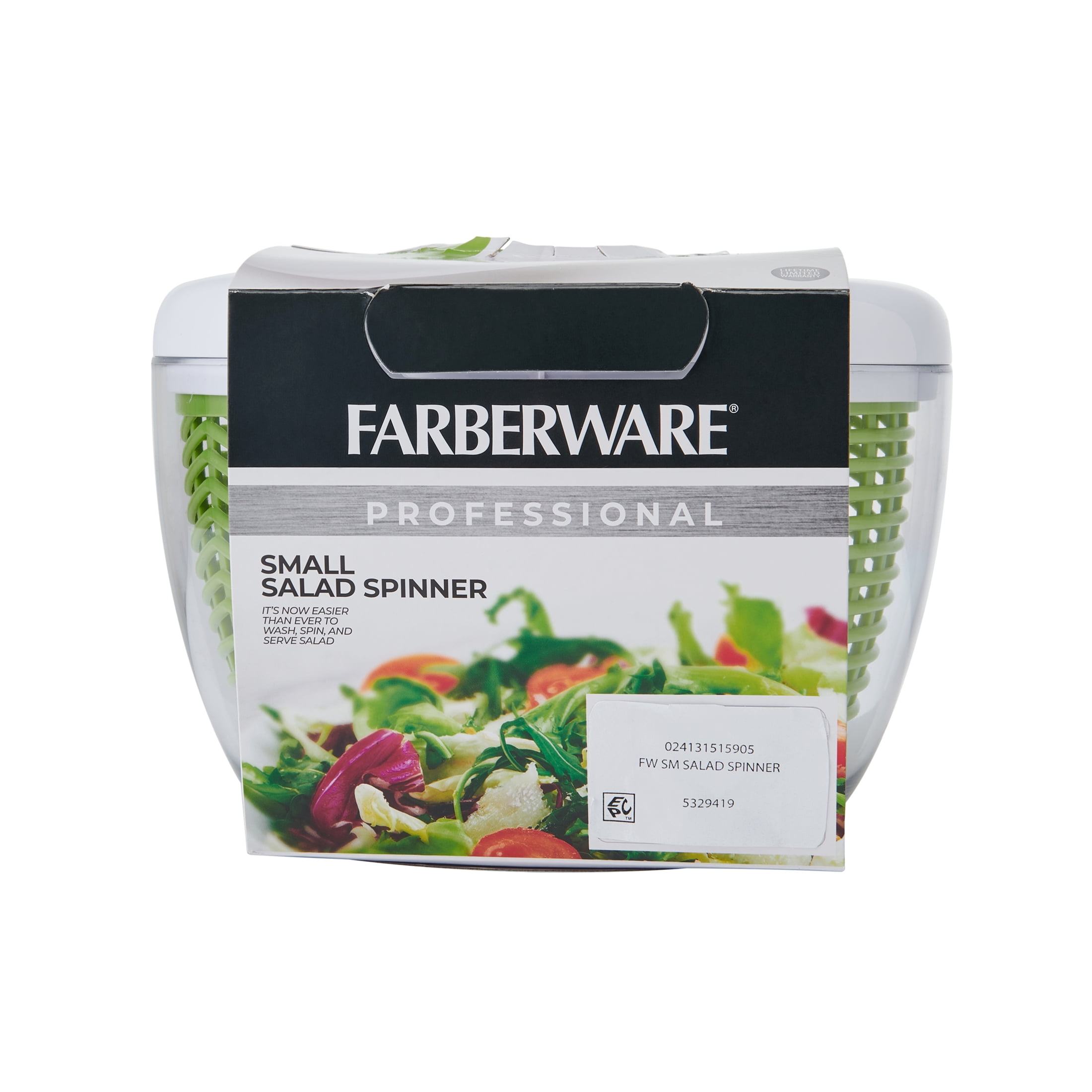 Farberware Professional Small Salad Spinner with Hand Pump Mechanism