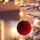 thumbnail image 2 of Decoraciones de Árbol de Navidad Decoración de Bola de Terciopelo de Cisne 1 Pieza Árbol de Navidad de 2,35 Pulgadas Primera Fiesta de Cumpleaños de la Decoración de Navidad de la Ducha Del Bebé, 2 of 6