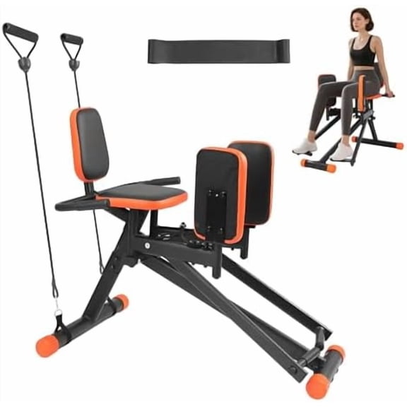 Hip Abductor Machine for Home Gym with Resistance Bands;Glute Machine;DIY Adjustable Resistance;at Home Workout Equipment for Adults;Shape The Hip Curves$$Sport & Recreation Other