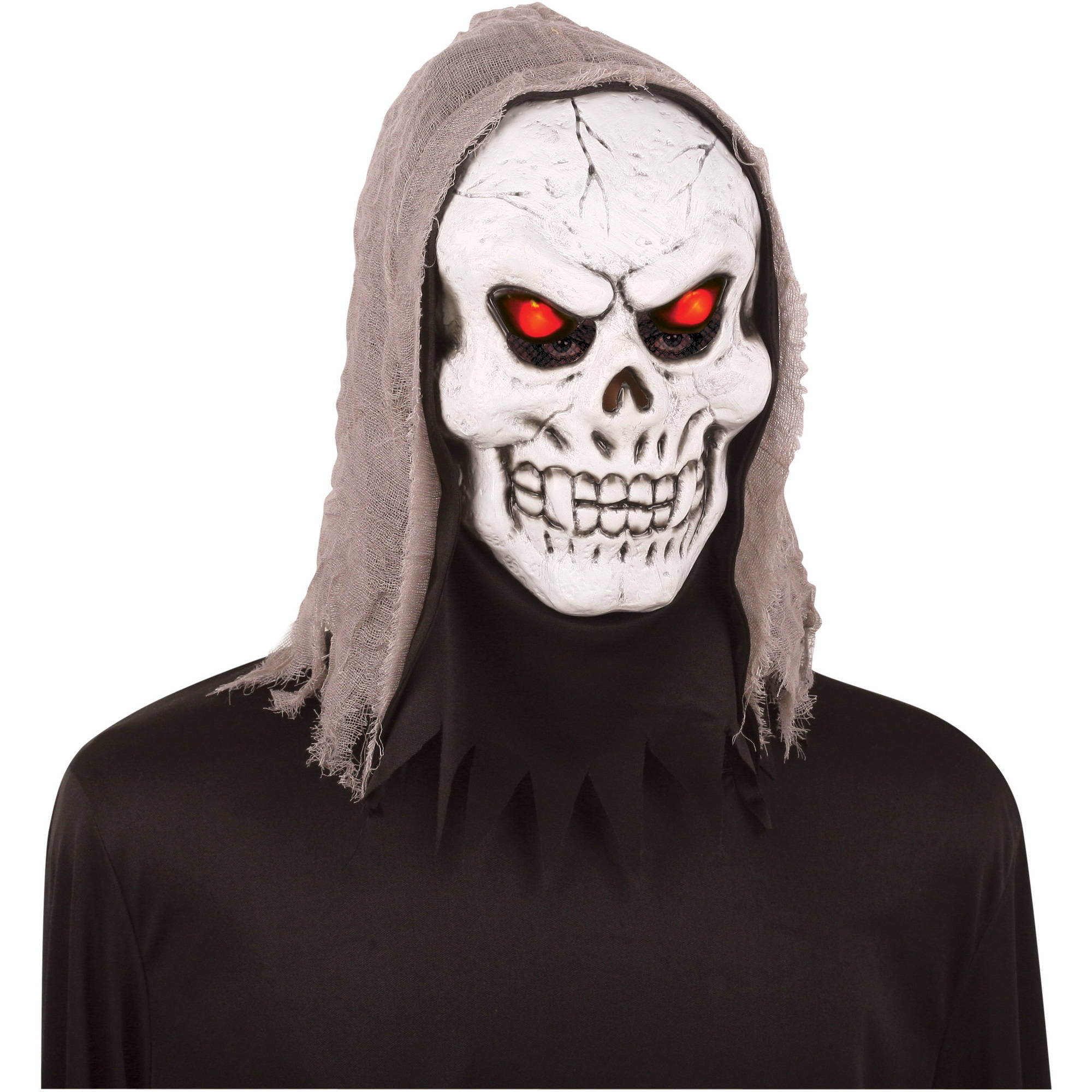 LightUp Skull Mask Adult Halloween Accessory
