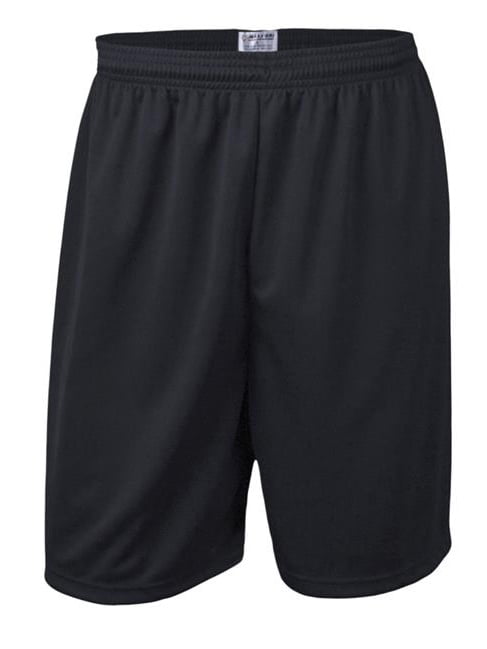 Cottonex C1479AX001MED Micro-Fiber Polyster Shorts for Men, Black ...