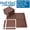 BROWN, variant on Well Fleet 58Pack Plastic Interlocking Deck Tiles, 12" X 12" Texture Plastic Interlocking Deck Tiles, Indoor/Outdoor Durable Plastic Flooring For Patios, Walkways, Pool Edges, Balconies