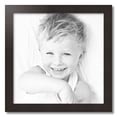 thumbnail image 2 of ArtToFrames 22x22 Inch Walnut Picture Frame, This Brown MDF Poster Frame is Great for Your Art or Photos, Comes with 060 Plexi Glass (2WOM-3914), 2 of 8