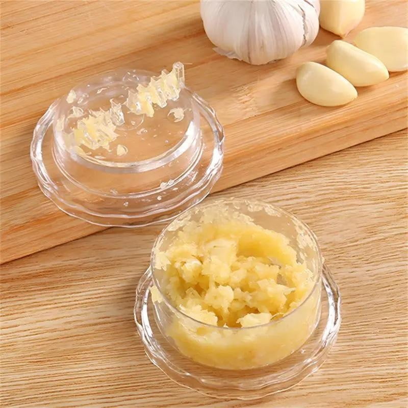 Multifunctional manual garlic twister, kitchen essential garlic masher, garlic press, garlic press, garlic grinder grinding disc