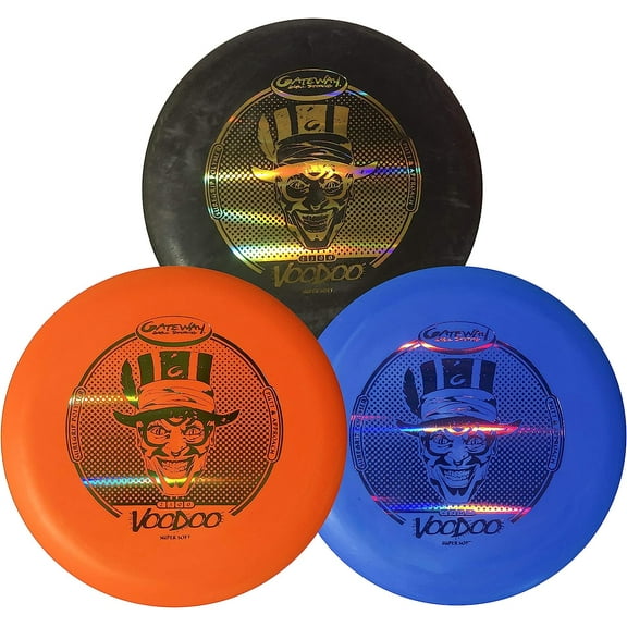 Gateway Voodoo Disc Golf Putter Approach Disc - 3 Pack (Supersoft (SS))