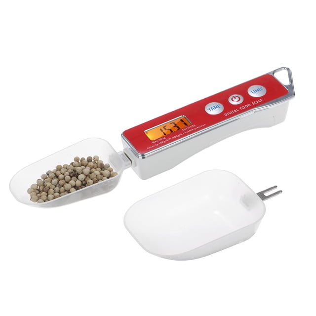 Amdohai Digital Spoon Scale Electronic Measuring Spoon Scale Household Kitchen Spoon Scale Food Scale with Tare Function Capacity 0.05g to 500g Support Unit g/oz/gn/ct/