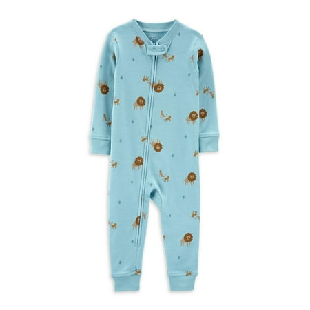 Little Planet Organic by Carter's Baby Boy Footless Snug Fit Cotton Zip Up Sleeper Pajamas