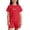 C329/Watermelon Red, variant on XIYON Girls Clothing Sets Casual Unisex Letter Print Top And Shorts For Kids Cozy Loose Fit Outfit Everyday Wear Street Style For Boys Girls Fashion Kids Clothing
