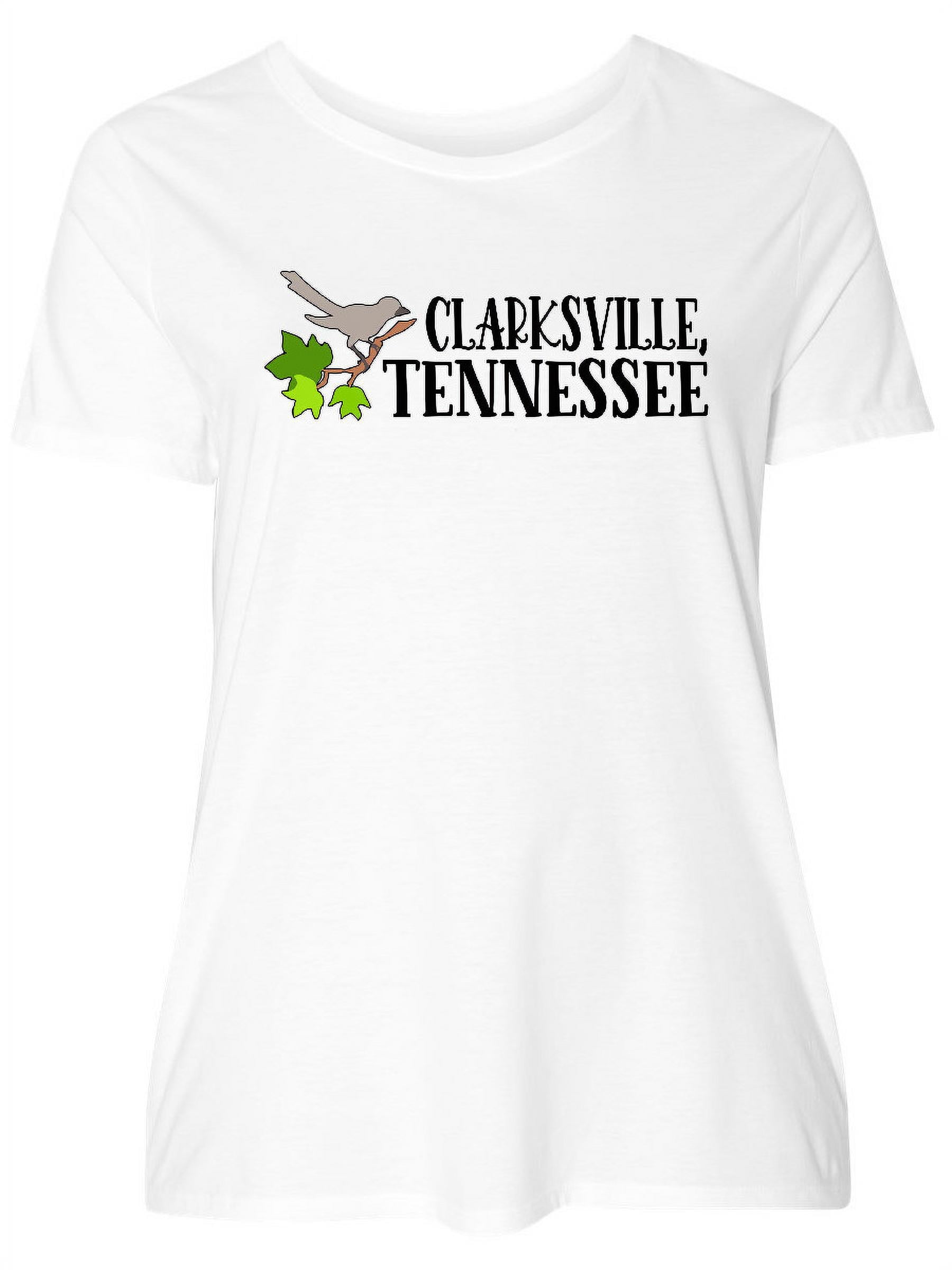 Inktastic Clarksville, Tennessee- Mockingbird Women's Plus Size T-Shirt -  Walmart.com