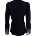 thumbnail image 2 of Kobi Womens Halperin Basic T-Shirt, Black, Small, 2 of 2
