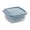 Blue, variant on Square Berry Storage Container With Strainer For Washing And Storing Fruits In Fridge Ideal For Blueberries And Grapes Pink