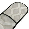 thumbnail image 4 of Yayeee Double Oven Mitt Kitchen Heat Resistant Baking 35" x7" Quilted Glove, Light Gray Pattern, 4 of 6