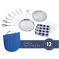 thumbnail image 3 of 1pc/1 Set Portable Picnic Set Rust-proof Plastic Picnic Utensil Knife Bag Set Fo, 3 of 5