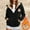 Black, variant on Nmnitkp Fall Coats No Pilling,No Fade Women's Sherpa Lined Hooded Sweatshirt Zip Up Winter Warm Hoodie Comfy Hooded Fleece Jacket Dark Gray,L
