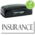 thumbnail image 1 of Large Pre-Inked Insurance Stamp with Black Ink, 1 of 4