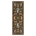 thumbnail image 3 of Nanan 2'x6' Runner Rug Hallway Kitchen Machine Washable Runners Non Slip Bedroom Cat Print Mats for Laundry Room, Brown, 3 of 6