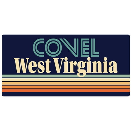 

Covel West Virginia 5 x 2.5-Inch Fridge Magnet Retro Design
