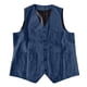 thumbnail image 4 of pstuiky Camisetas interiores de tirantes para hombre, Top casual de moda con múltiples bolsillos y cuello en V sin mangas de color sólido para hombre Chaleco para hombre xl, 4 of 4