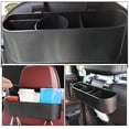 thumbnail image 3 of BESTYASH Organizador De Asiento De Auto Negro Con Porta Pañuelos Y Porta Vasos Y Resistente, 3 of 8