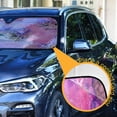 thumbnail image 4 of Foldable Car Windshield Sunshade UV Sun Visor Protector Blocks UV Rays Keeps Vehicle Cool 55x27.6 Inch Adorable Orange Cat Pattern, 4 of 8