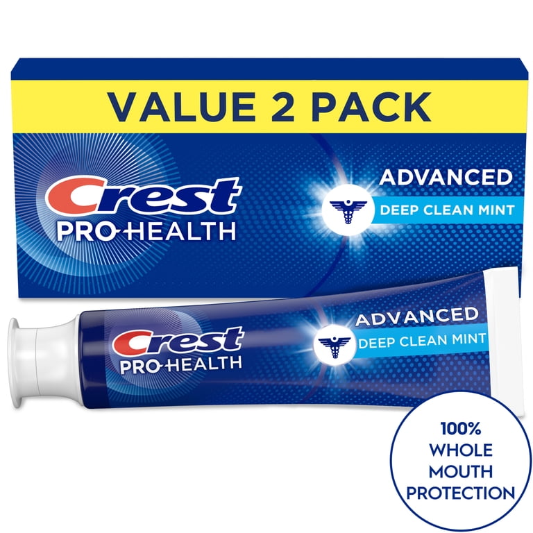 Crest Pro-Health Advanced Deep Clean Mint Toothpaste, 2 Pack photo 1