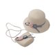 thumbnail image 1 of Jumpingount Conjunto de 2 piezas de sombrero de paja y bolso para niños, accesorios para princesa, protección contra insectos, conjunto de Type3 NO3, 1 of 6